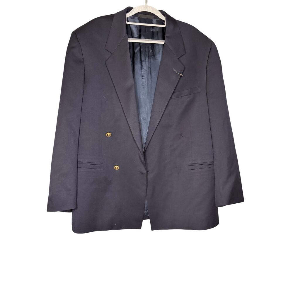 V2 by versace navy blue blazer‎